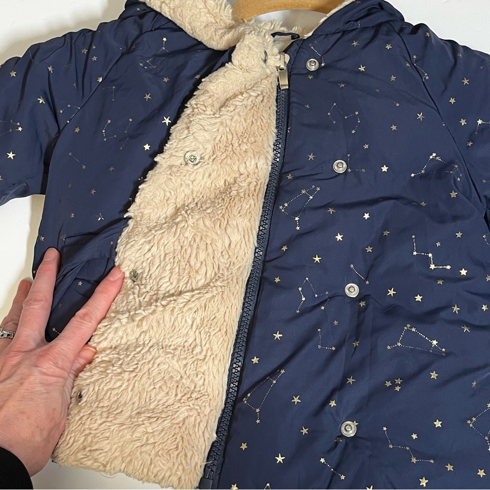 Zara Baby Constellation Blue Jacket Stars Size - Picture 4 of 6